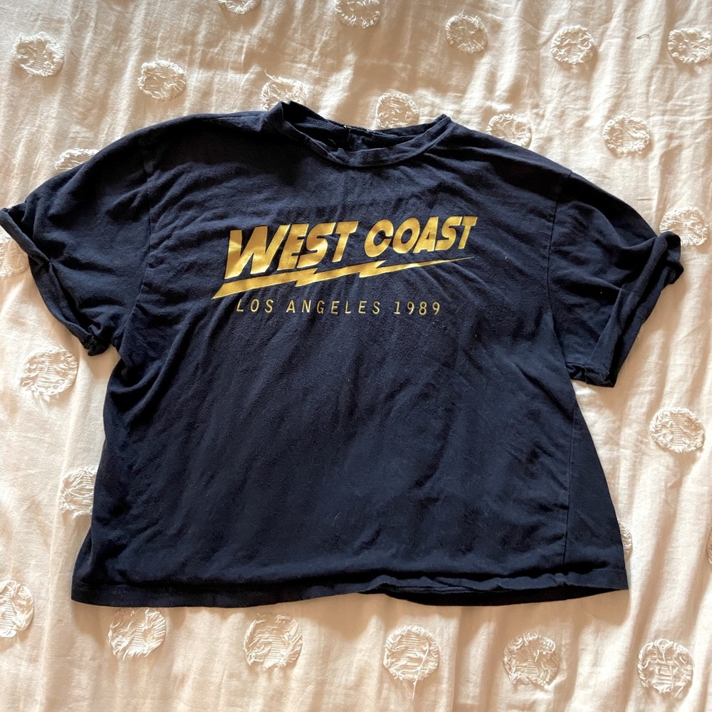West Coast Los Angeles 1989 t shirt